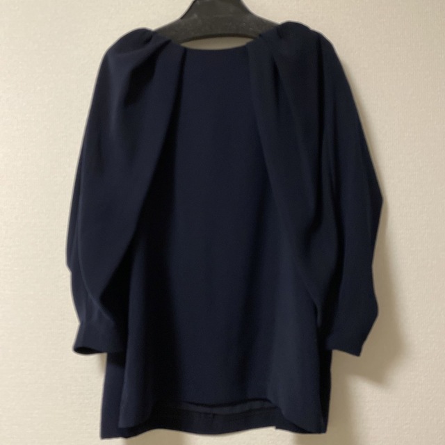 SHOULDER TUCK TOPS CLANE ネイビー　オケージョン　入園