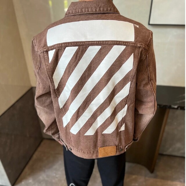 お買い上げ Off-White オフホワイト デニムジャケット Gジャン www