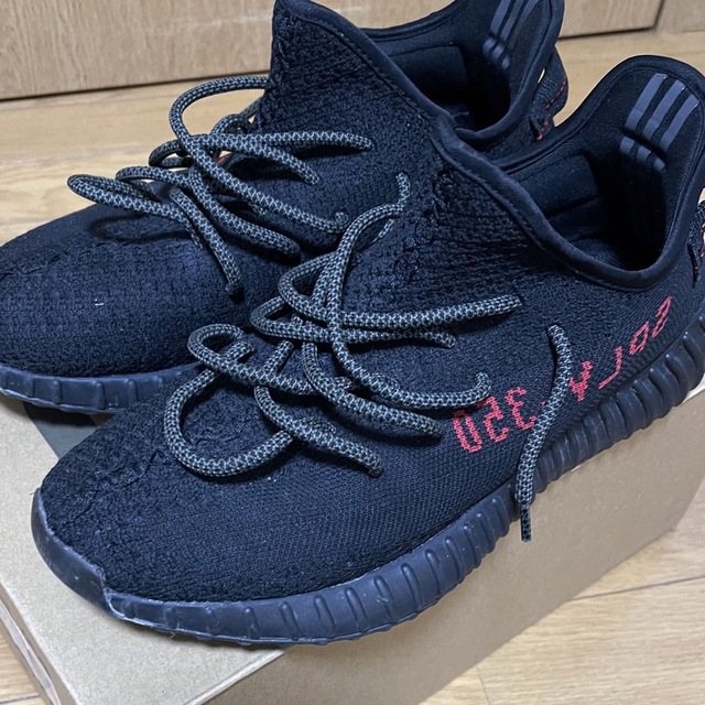 Adidas Yeezyboost イージーブースト350 ブラックレッド