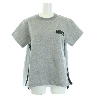 ナイキ(NIKE)のナイキ サカイ pleated T-shirt バックプリーツTシャツ S(カットソー(半袖/袖なし))