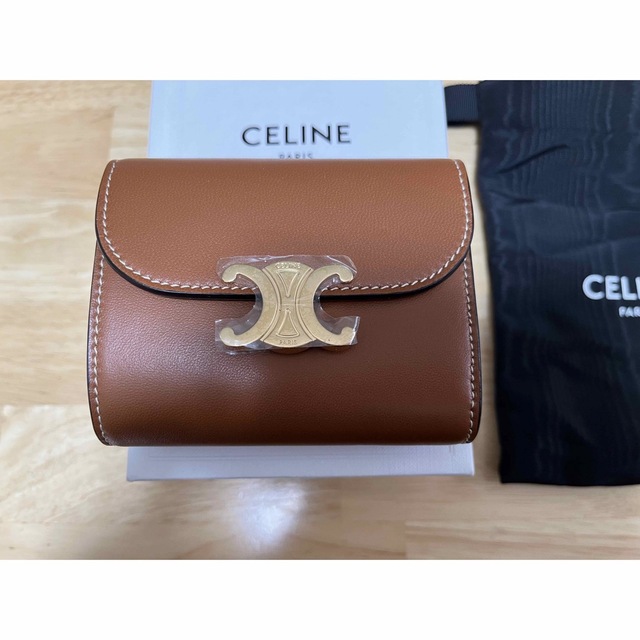 celine(セリーヌ)のCELINE トリオンフ スモールウォレット レディースのファッション小物(財布)の商品写真