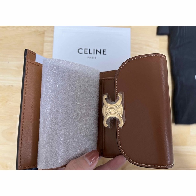 celine(セリーヌ)のCELINE トリオンフ スモールウォレット レディースのファッション小物(財布)の商品写真