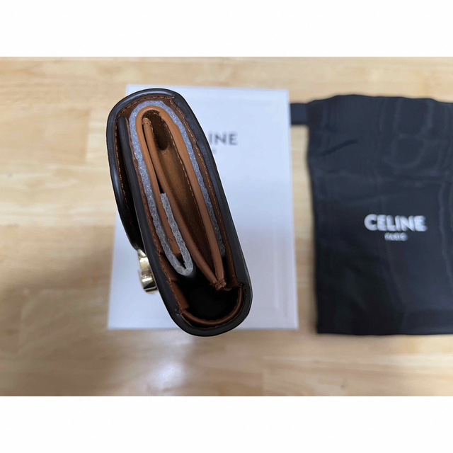 celine(セリーヌ)のCELINE トリオンフ スモールウォレット レディースのファッション小物(財布)の商品写真