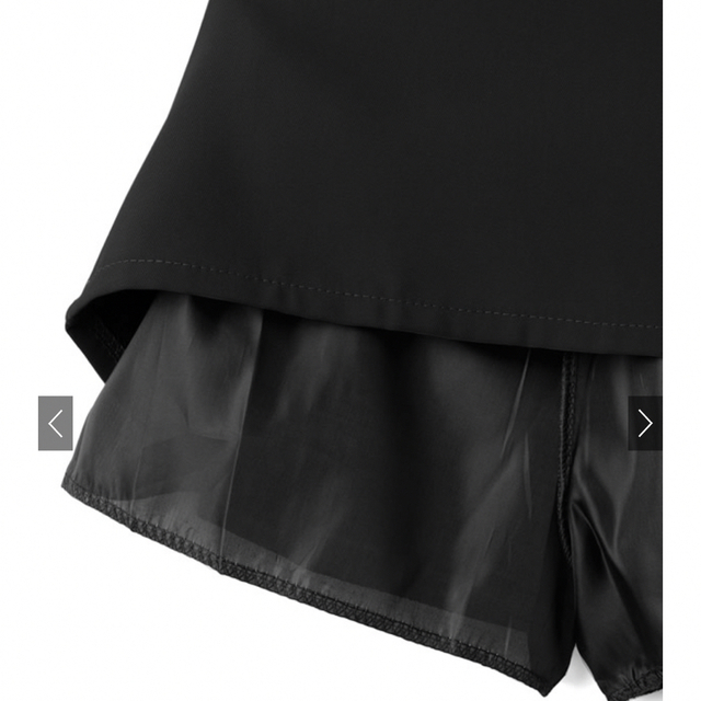 GRL(グレイル)のインパン裏地付き台形ミニスカート レディースのスカート(ミニスカート)の商品写真