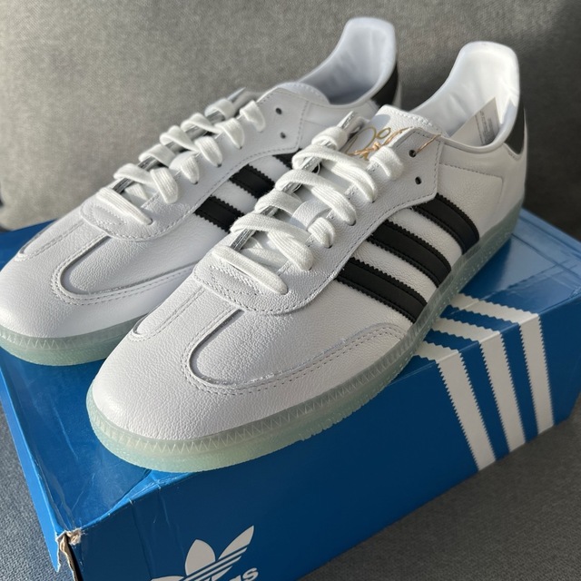 Originals（adidas）(オリジナルス)の新品 27.5cm Jason Dill Adidas Samba White メンズの靴/シューズ(スニーカー)の商品写真