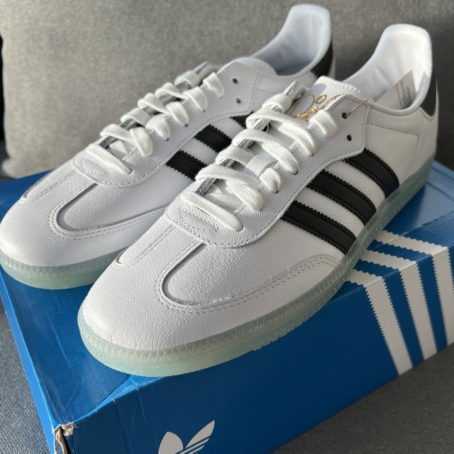 adidas(アディダス)の新品 28.5cm Jason Dill Adidas Samba White メンズの靴/シューズ(スニーカー)の商品写真