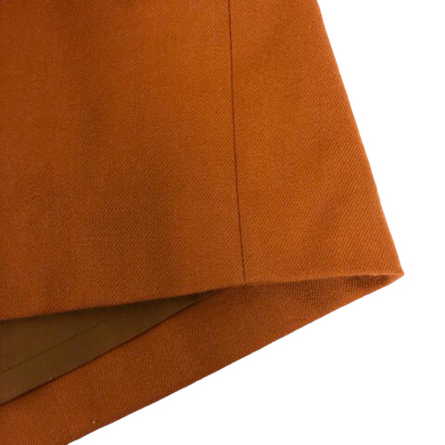 レキップヨシエイナバ ワンピース ウール混 長袖 ロング丈 40 オレンジ 4
