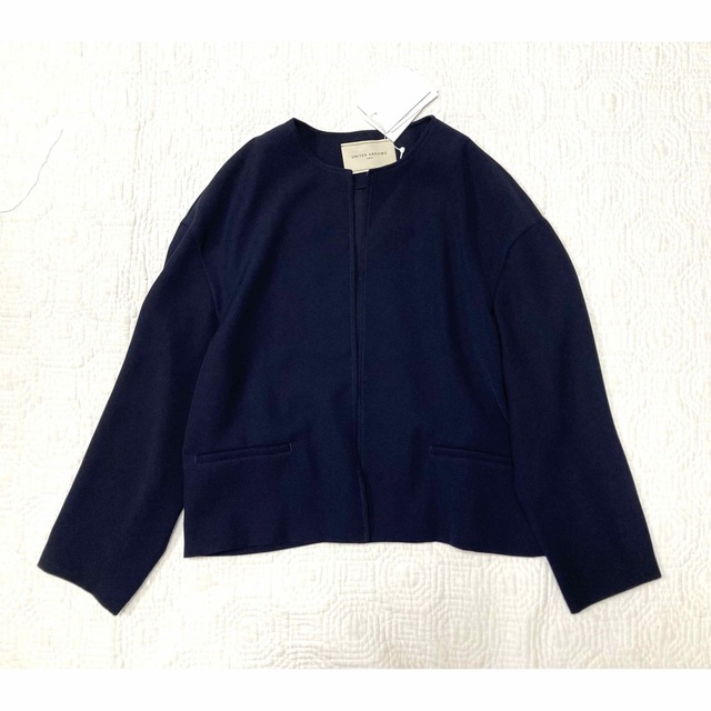 UNITED ARROWS - 未使用ユナイテッドアローズダブルサテンノーカラー