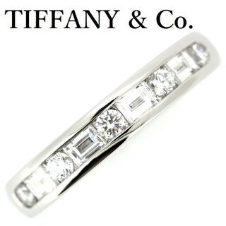 ティファニー(Tiffany & Co.)のティファニー ダイヤモンド チャネルセッティング バンド リング 7.5号(リング(指輪))