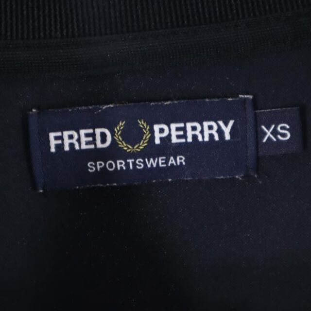 FRED PERRY - フレッドペリー ハーフジップ ジャージ XS ネイビー FRED