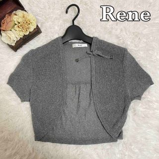 お値下げしました！ Rene ボレロ　半袖　黒