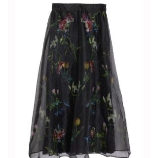 アメリヴィンテージ(Ameri VINTAGE)のAmeriVINTAGE SOFIA ORGANZA LAYERED SKIRT(ロングスカート)