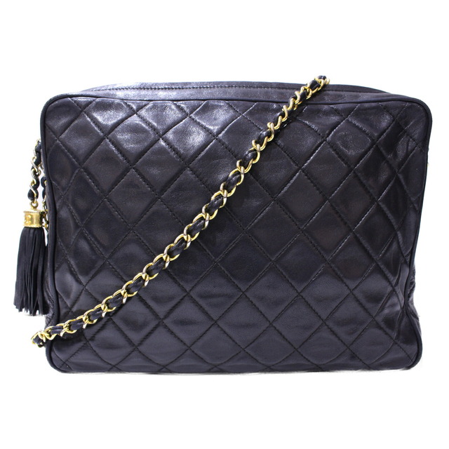 半額】 【箱・ギャラあり】CHANEL チェーンショルダーバッグ シリアル0