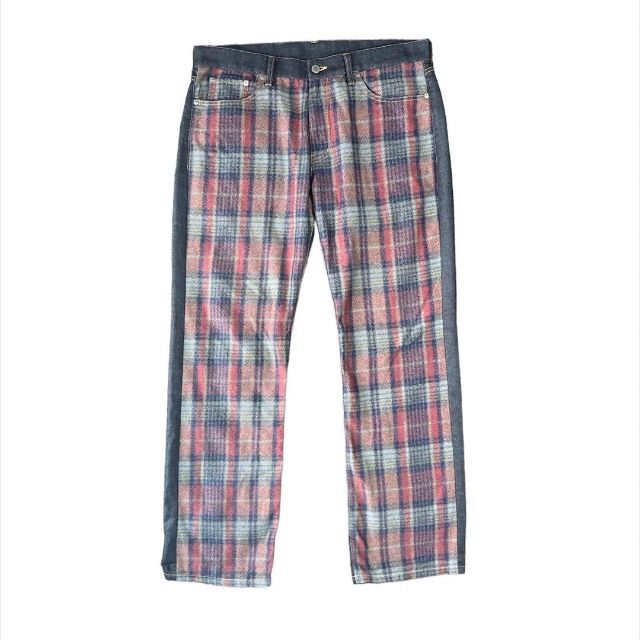 02AW CDG 田中homme check switching denim-eastgate.mk