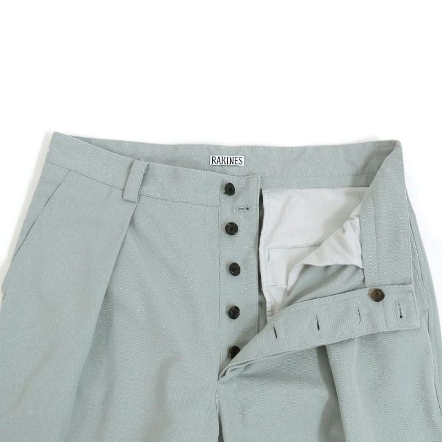 RAKINES ラキネス 22AW ポストワークツイルオーバーラップパンツ