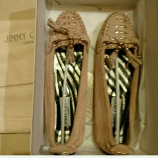 ジミーチュウ(JIMMY CHOO)の★値下げ JIMMY CHOO フラットシューズ ピンク(その他)