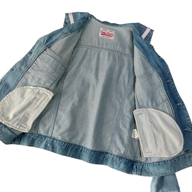 CANDY STRIPPER セーラー デニムジャケット ピンク M-eastgate.mk