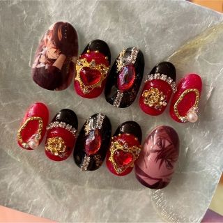 【痛ネイル】ネイルチップオーダー 受付中💅【痛ネイルチップ】 コスメ/美容のネイル(つけ爪/ネイルチップ)の商品写真