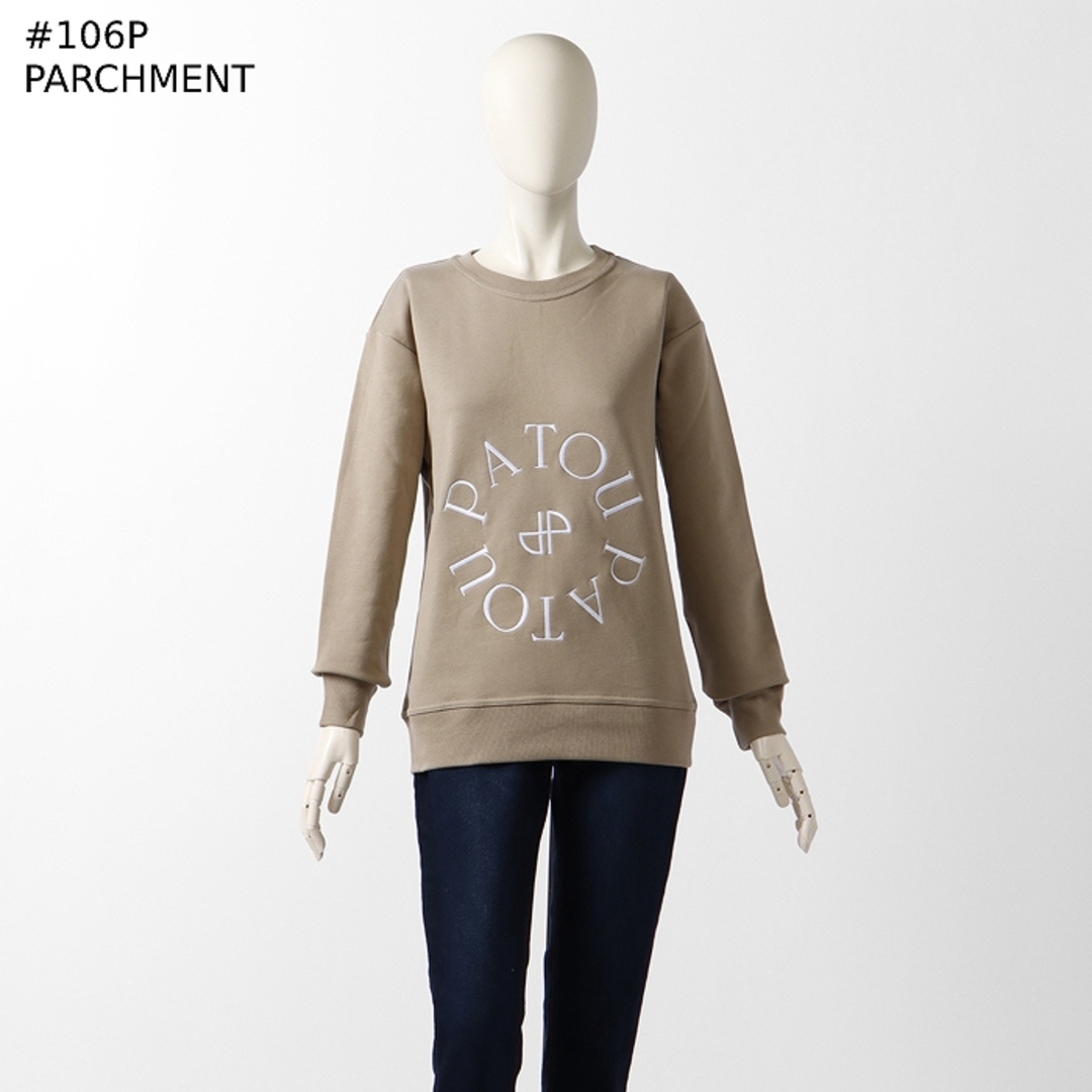 PATOU - パトゥ PATOU トレーナー メダイヨン 刺繍ロゴ PATOU - パトゥ PATOU トレーナー メダイヨン 刺繍ロゴ
