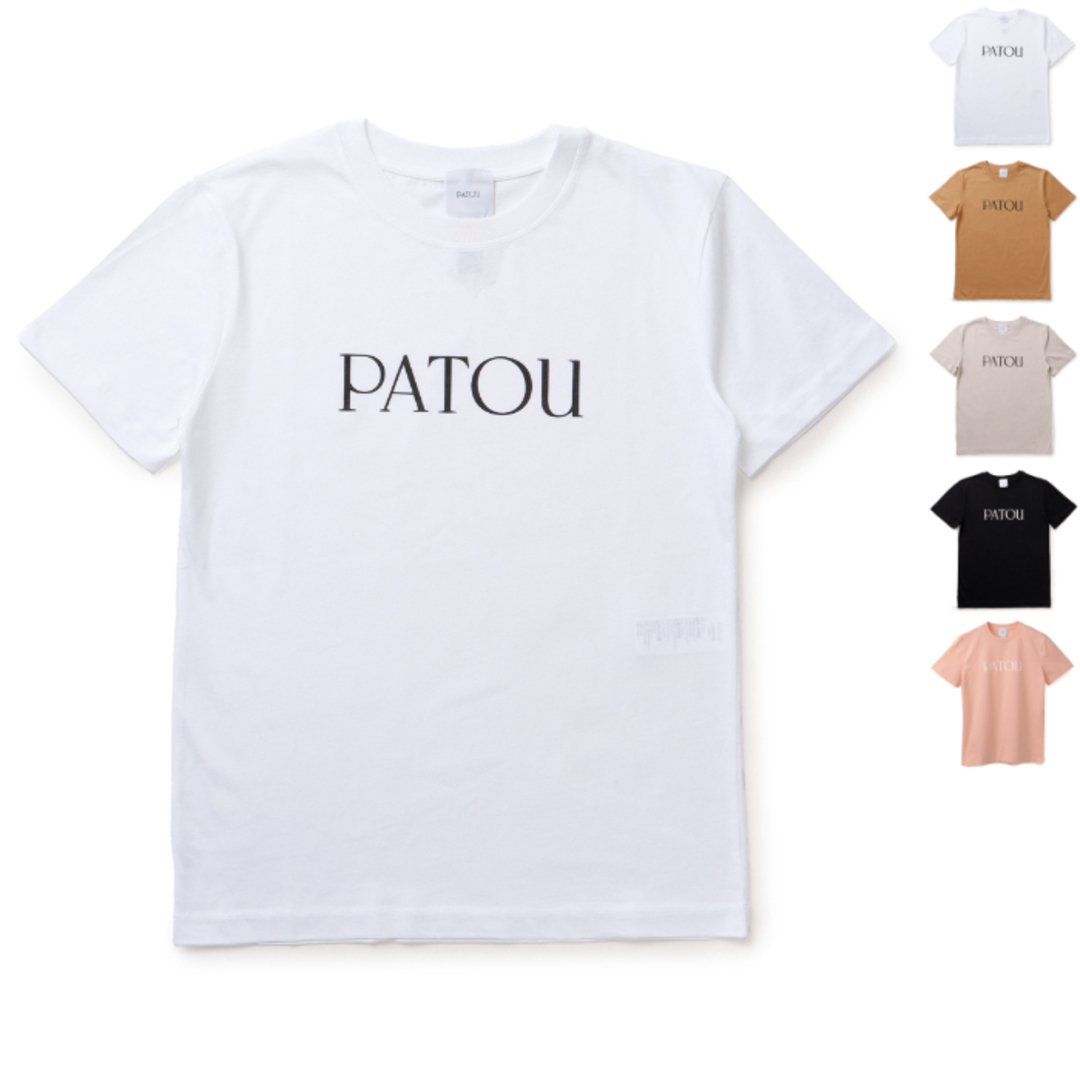 パトゥ PATOU Tシャツ ロゴ 半袖 オーガニックコットン ショートスリーブ JE0299999 000199cm着丈