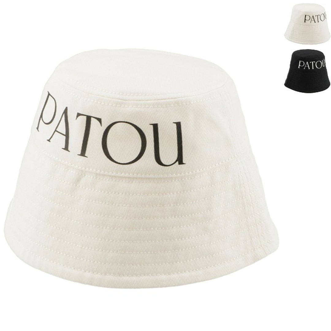 PATOU - パトゥ PATOU バケットハット ロゴ オーガニックコットン 帽子