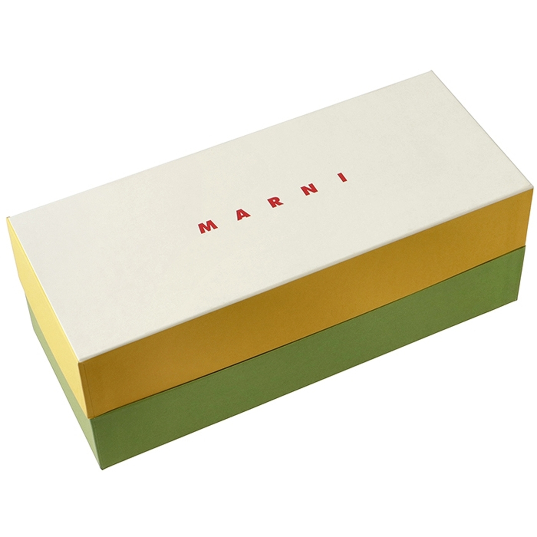 マルニ MARNI スライド フラットサンダル ロゴ ラフィア SAMS016102 P3860 ZO461237cm甲幅