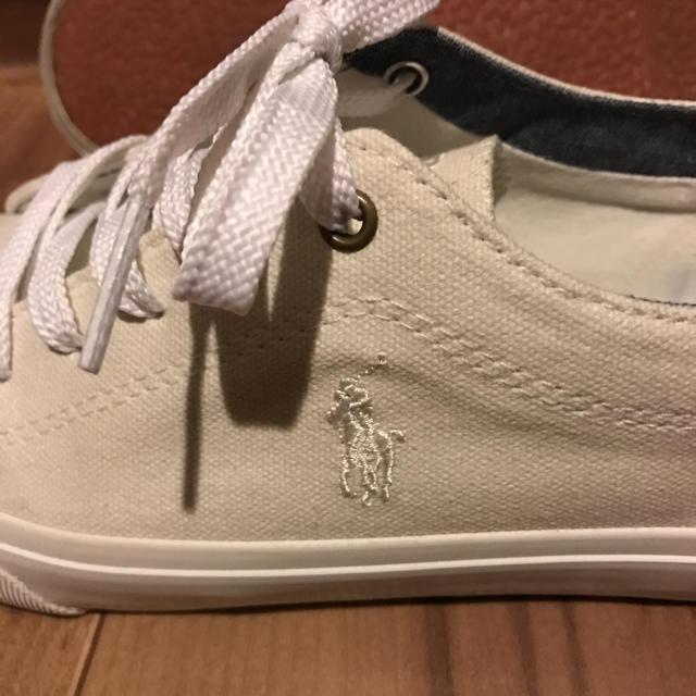 POLO RALPH LAUREN(ポロラルフローレン)のPOLOの白スニーカー レディースの靴/シューズ(スニーカー)の商品写真