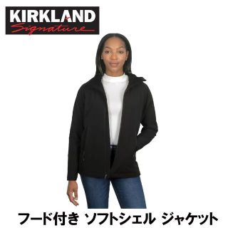 コストコ(コストコ)の新品 2XL ★ コストコ レディース ソフトシェル ジャケット黒 US-XL(ブルゾン)