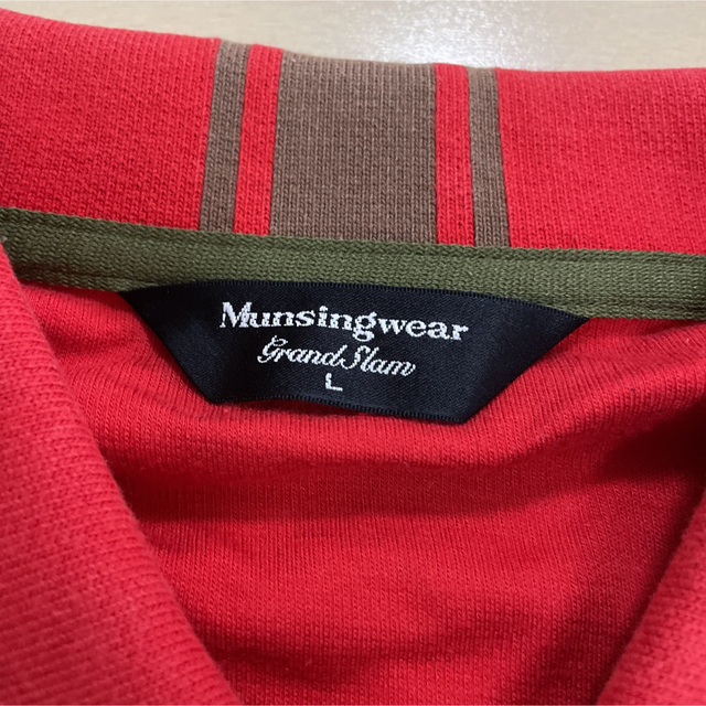 Munsingwear(マンシングウェア)のマンシングウェア　メンズゴルフウェア　長袖　L クリーニング済み メンズのトップス(ポロシャツ)の商品写真