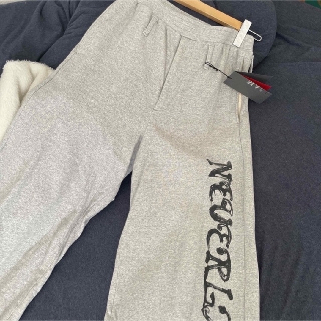 NEVERLAND BAGGY SWEAT PANTS gray