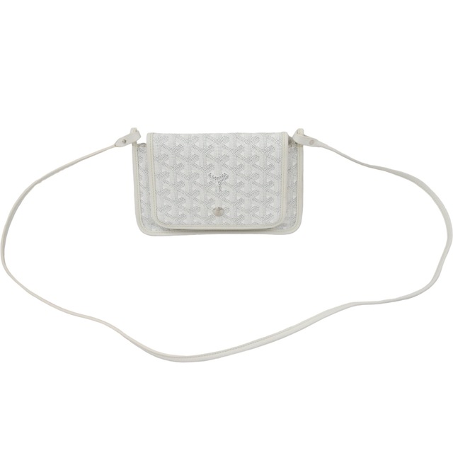 卸し売り購入 - GOYARD GOYARD 46690 中古 美品 ホワイト レザー PVC