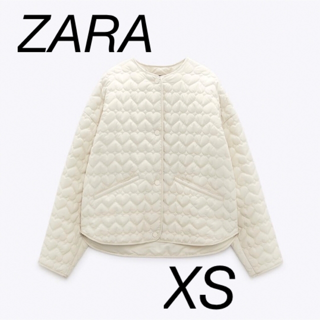 ZARA ハートキルティングジャケット