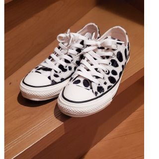 コンバース(CONVERSE)のコンバース　オールスター　ダルメシアン　ファー　24.5cm(スニーカー)