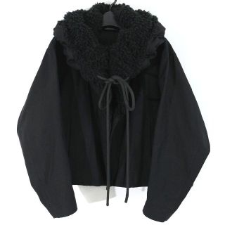 ヨウジヤマモト(Yohji Yamamoto)のヨウジヤマモト ファム 14AW ボアビッグカラークロップドジャケット(その他)