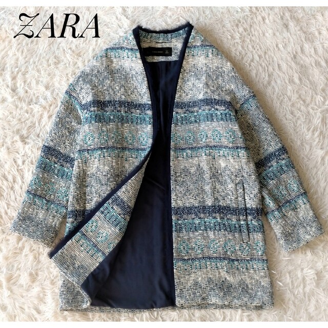 ZARA ツイードコート