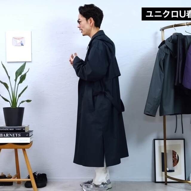 UNIQLO - フーデッドロングコートUniqlo U（ユニクロ ユー）の通販 by ...