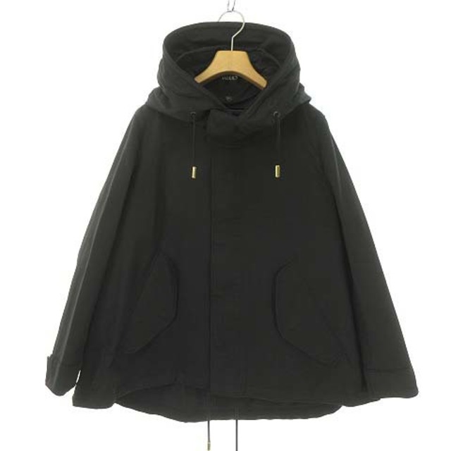 ザ リラクス 18FW ショート丈 モッズコート 38 ブラック