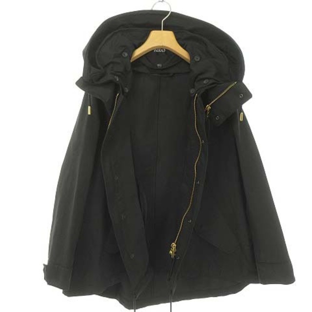 ザ リラクス 18FW ショート丈 モッズコート 38 ブラック | www
