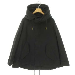 ザ リラクス 18FW ショート丈 モッズコート 38 ブラック(モッズコート)