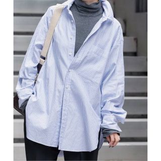 スピックアンドスパン(Spick & Span)のspick&span オックスシャツ　ストライプシャツ(シャツ/ブラウス(長袖/七分))