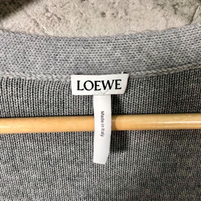 LOEWE』ロエベ (L) モヘヤ混ロングカーディガン /オーバーサイズ www