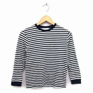 ザラ(ZARA)のザラ カットソー Tシャツ クルーネック リブ コットン 綿 ボーダー 七分袖 (その他)