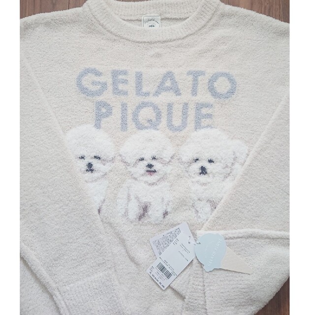 gelato pique - 新品 ジェラートピケ モチーフジャガードプルオーバー