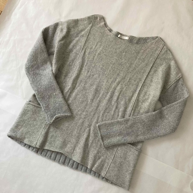GALERIE VIE<ギャルリー ヴィー>切替デザイン ざっくりニット M 2
