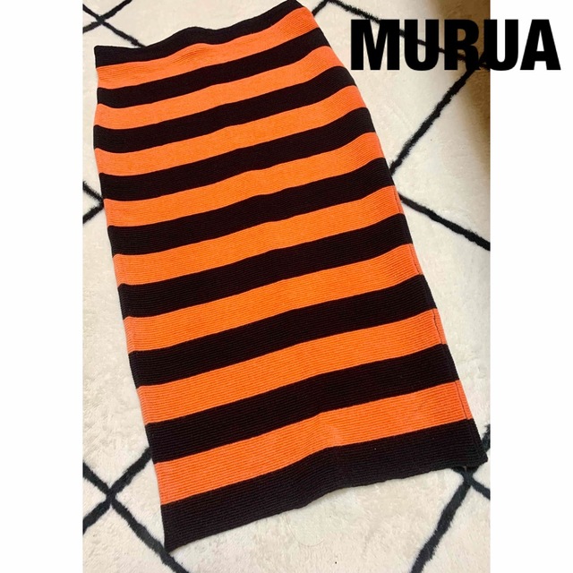 MURUA(ムルーア)の【MULUA ムルーア】タイトスカート 伸縮性あり スカート  美ライン レディースのスカート(ひざ丈スカート)の商品写真