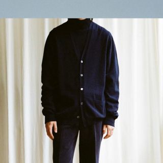 コモリ(COMOLI)のCOMOLI SCOTT&CHARTERS別注 カシミヤカーディガン 44(カーディガン)