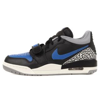 ナイキ(NIKE)のNIKE ナイキ スニーカー サイズ:27.0cm AIR JORDAN LEGACY 312 LOW (CD7069-041) 2019年 エアジョーダン レガシー 312 ロー ブラック ゲームロイヤル 黒 青 US9 シューズ 靴【メンズ】【mr007】(スニーカー)