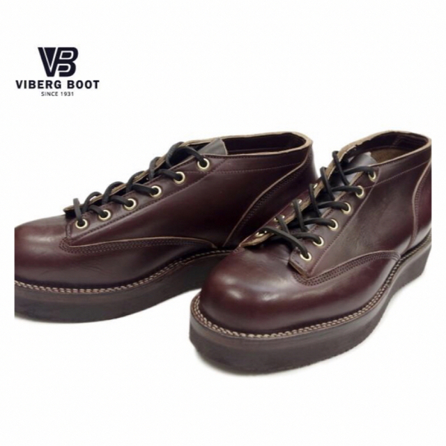 2022福袋】 VIBERG ヴァイバーグ - VIBERG ブーツ バーガンディ OXFORD