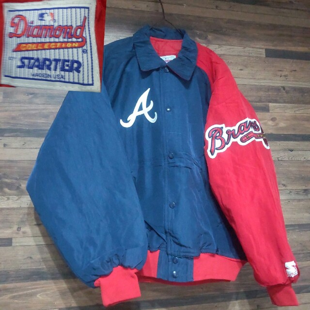 STARTER　90s Atlanta Braves　NylonJacket