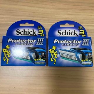 シック(Schick)の【お値下げ中】シック　プロテクタースリー　替刃4コ入　2個(カミソリ)